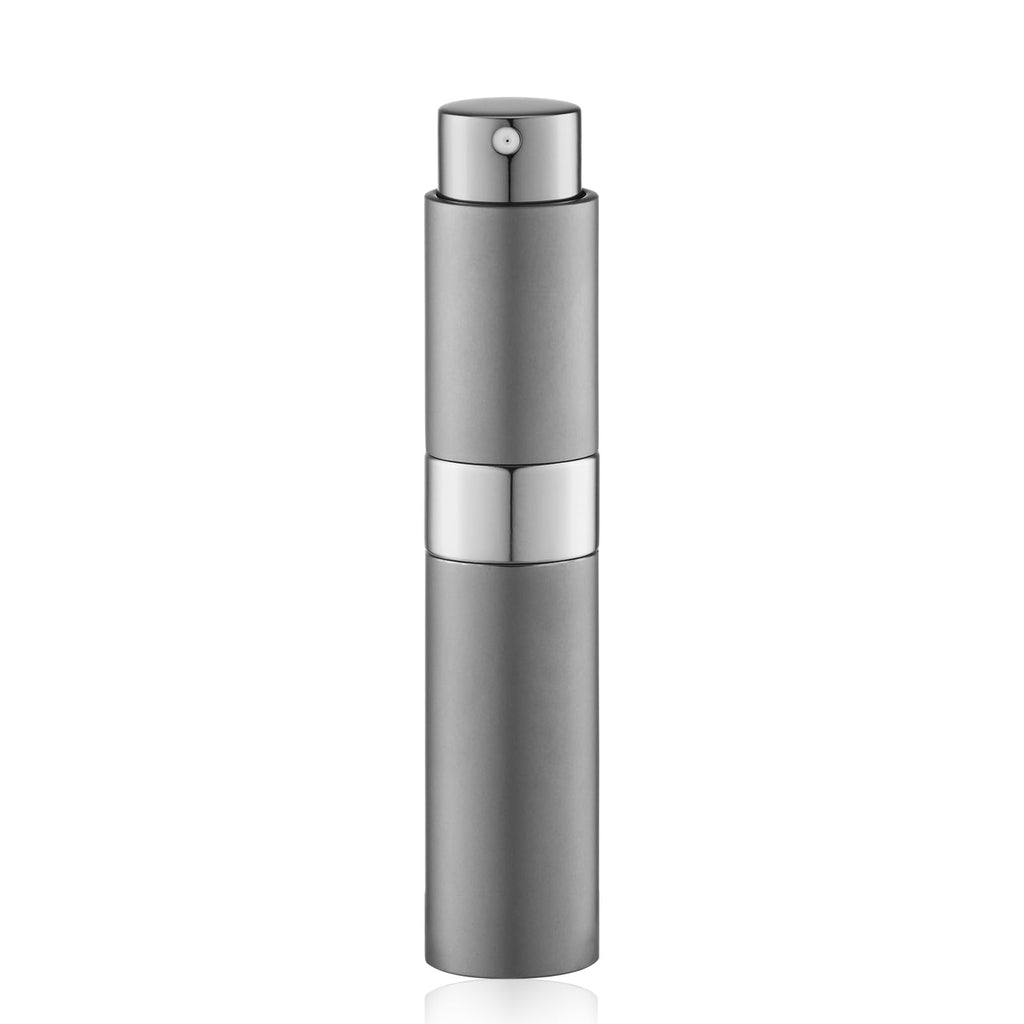 Lulupack Travel Perfume Bottle Refillable - Cologne Spray Atomizer Mini - Small Travel Size Empty Sprayer for Refill Sample Container - Portable Fragrance Decant Dispenser Women Men 10ml 1PCS Sliver