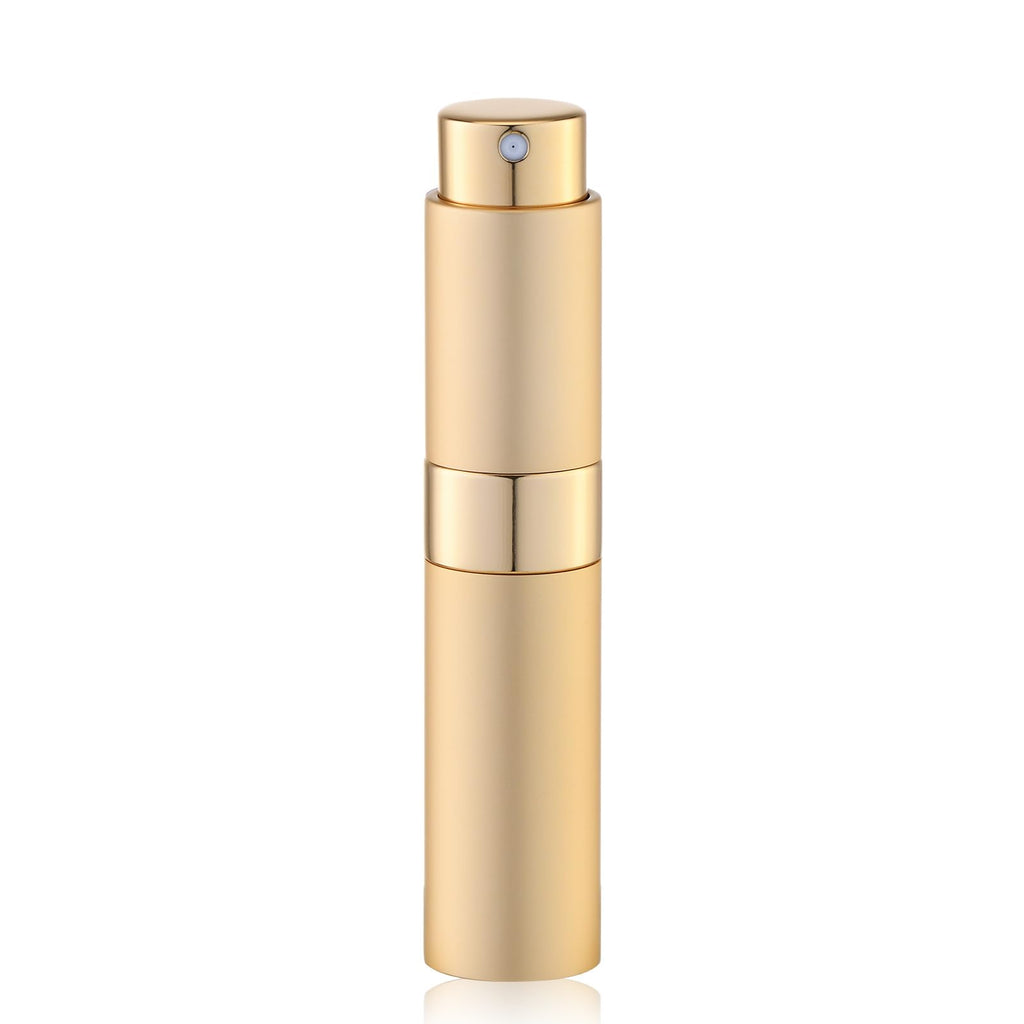 Lulupack Travel Perfume Bottle Refillable - Cologne Spray Atomizer Mini - Small Travel Size Empty Sprayer for Refill Sample Container - Portable Fragrance Decant Dispenser Women Men 10ml 1PCS Sliver