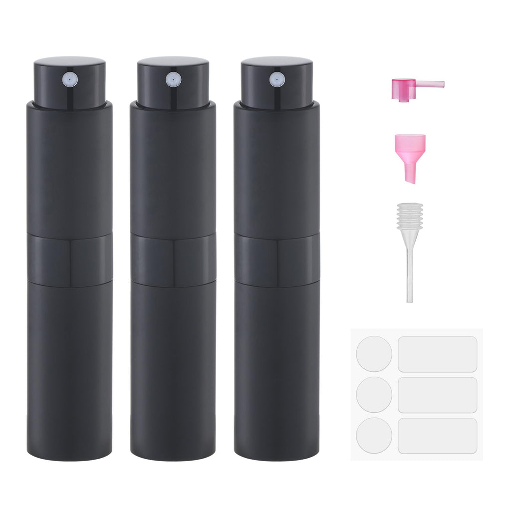 Perfume Atomizer Travel Bottle Refillable: Cologne Sprayer Portable for Men - Mini Spray Empty for Refill - 8ml Small Size Blue