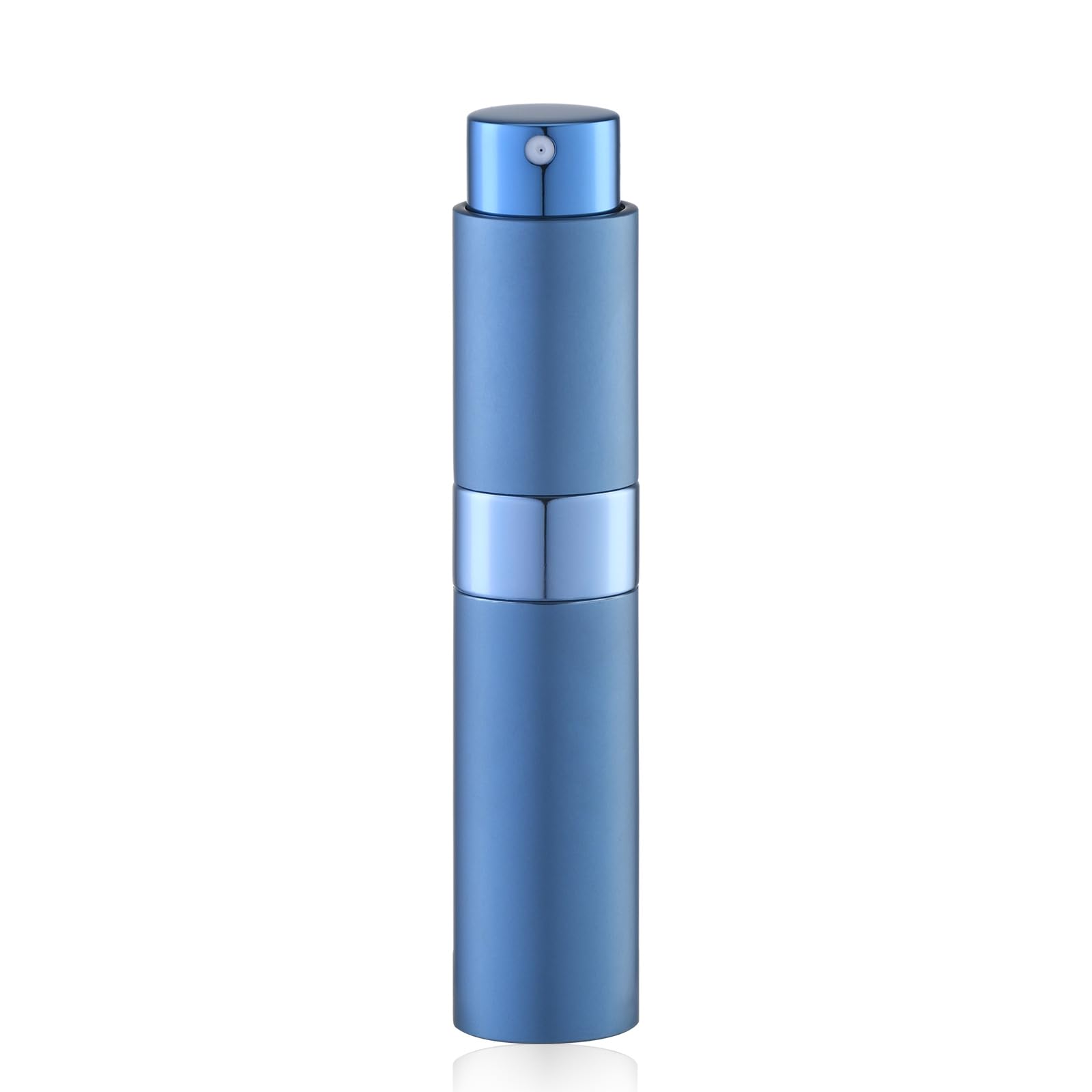 Lulupack Travel Perfume Bottle Refillable - Cologne Spray Atomizer Mini - Small Travel Size Empty Sprayer for Refill Sample Container - Portable Fragrance Decant Dispenser Women Men 10ml 1PCS Sliver