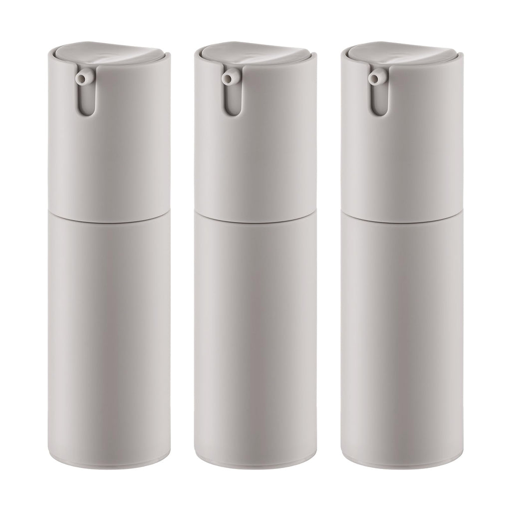 1 oz Airless Pump Bottles, Travel Lotion Container, Skincare Containers for Moisturizer(Plastic, Multicolor, 3Pcs)