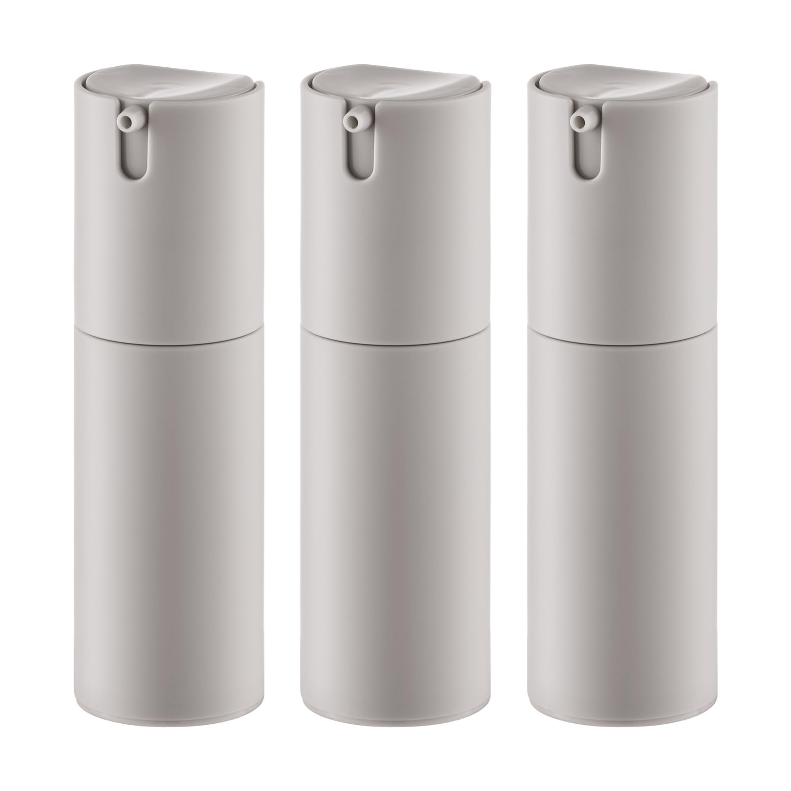 1 oz Airless Pump Bottles, Travel Lotion Container, Skincare Containers for Moisturizer(Plastic, Multicolor, 3Pcs)