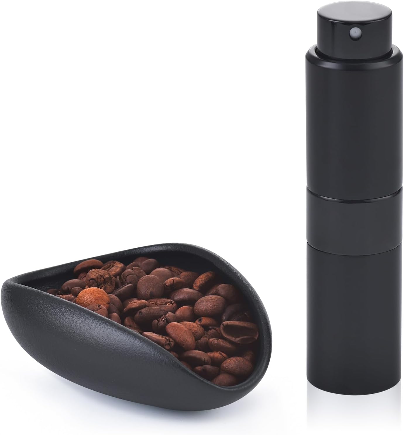 Coffee Bean Dosing Cup with 20ML Spray Bottle, Coffee Measuring Cups & Espresso Bean Spritzer Kit