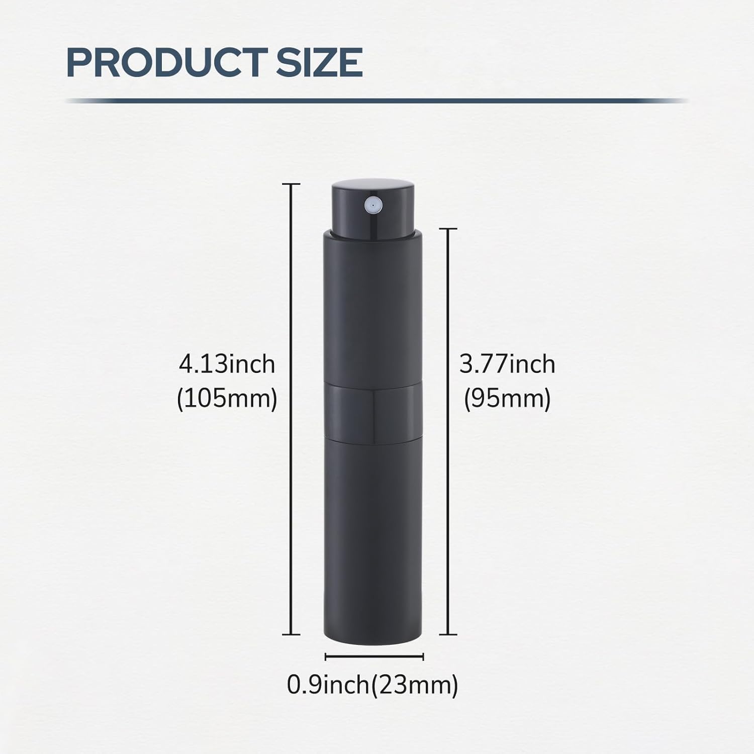 Perfume Atomizer Travel Bottle Refillable: Cologne Sprayer Portable for Men - Mini Spray Empty for Refill - 8ml Small Size Blue