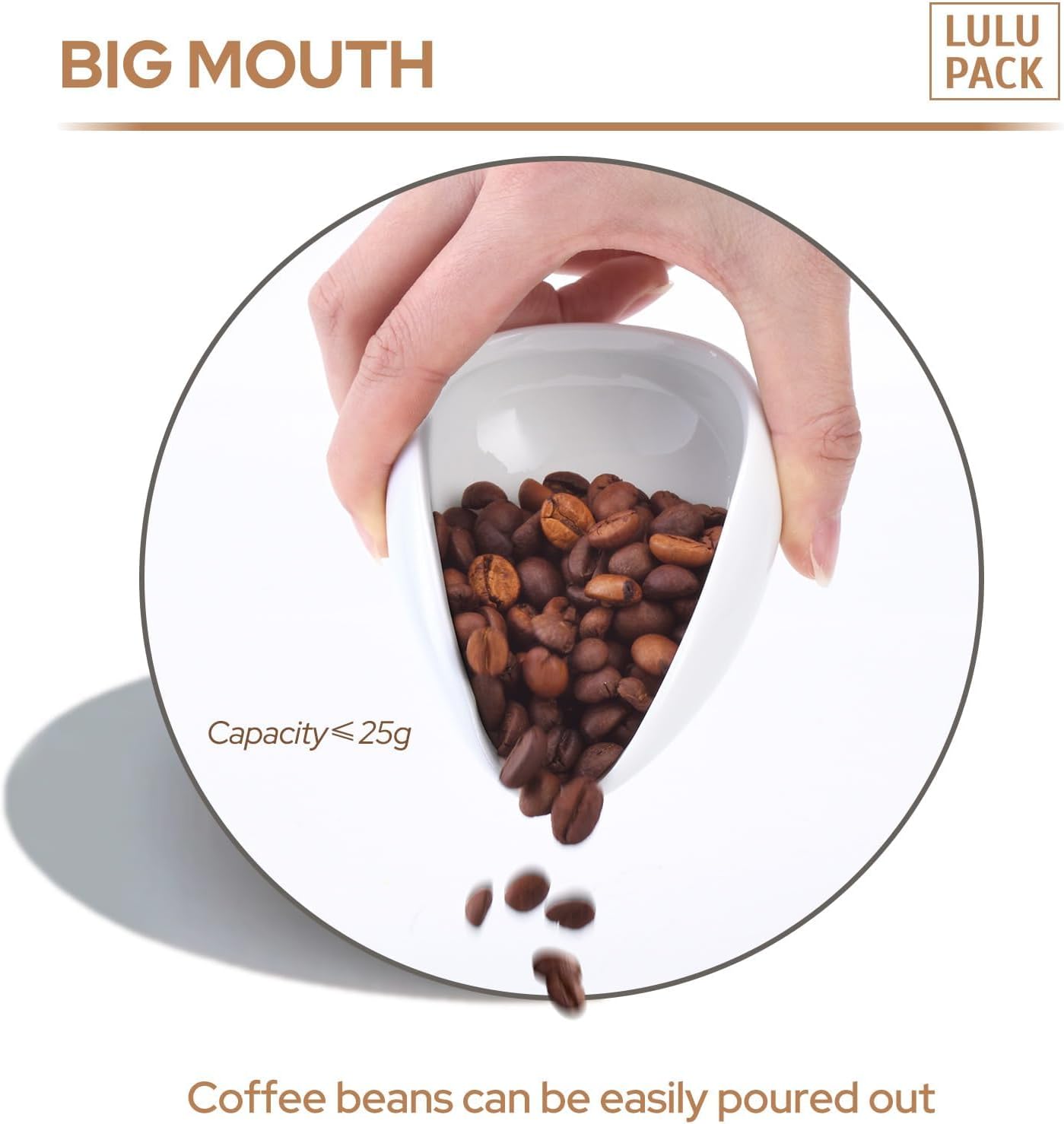 Lulupack Coffee Dosing Cup with 60ml Spray Bottle - Espresso Bean Mister for Water Spritzer - Measuring Scale Cups for Dose Tray - Coffee Accessories Kit for Sprayer Atomizer Glass Black