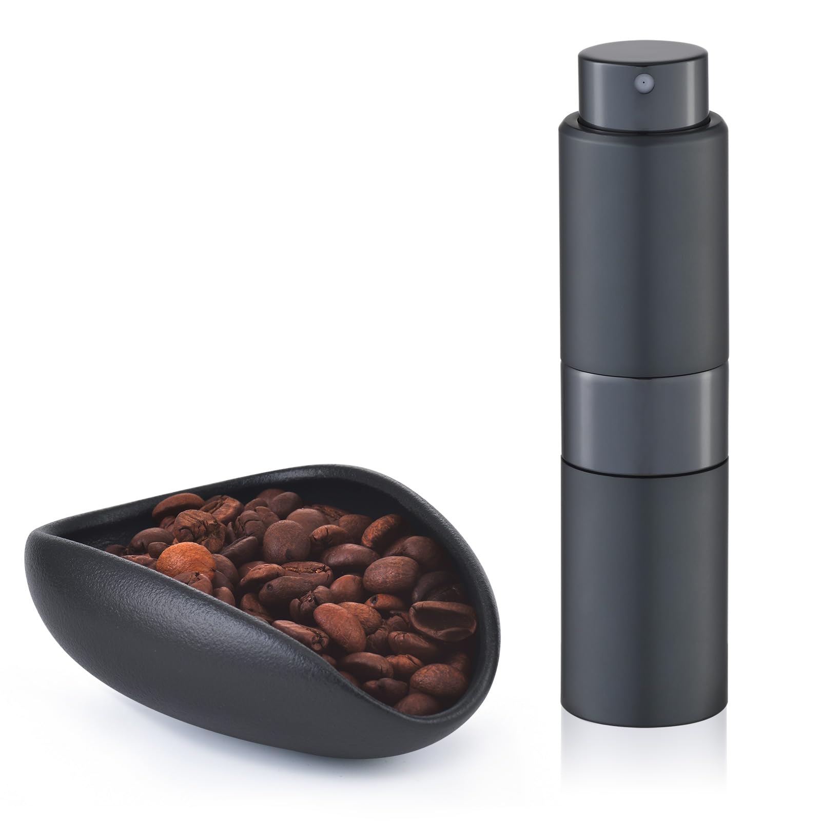 Coffee Bean Dosing Cup with 20ML Spray Bottle, Coffee Measuring Cups & Espresso Bean Spritzer Kit