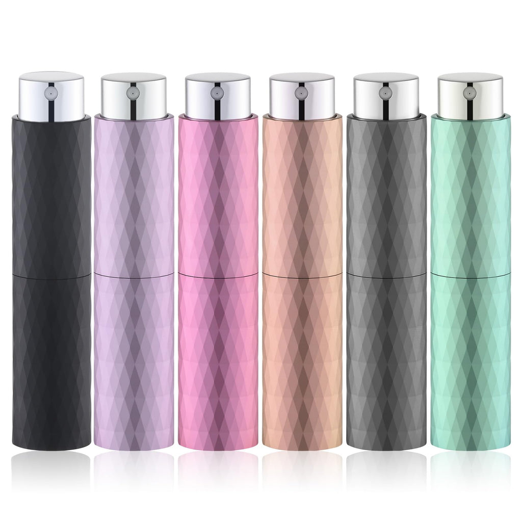 Perfume Atomizer Travel Refillable Bottle: Cologne Sprayer Portable for Men - Mini Spray Empty for Refill - 8ml Small Size Brown
