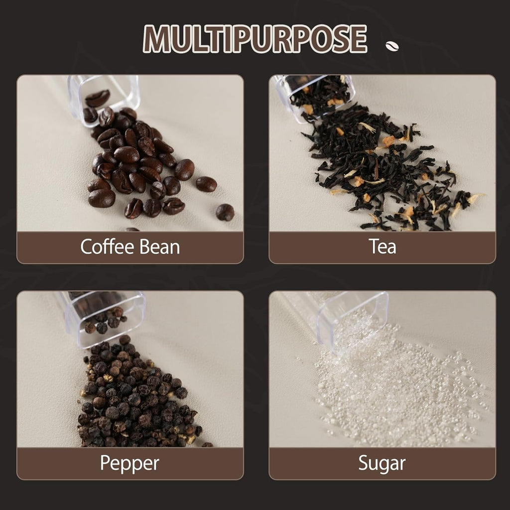 Lulupack Coffee Bean Storage Dosing Tube: Single Espresso Dosing Containers - Small Airtight Canister Holder with Display Stand - Large