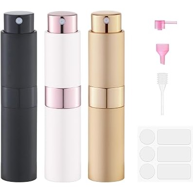 Black, white, rose gold